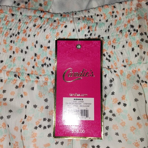 💰 3/$25.00 Spaghetti Strap Dressy Top Candies Jr. Large NWT-Retail $38.00. - Picture 4 of 8